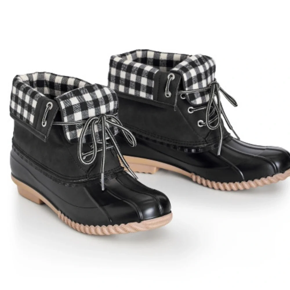 Cloudwalkers WIDE FIT 7W & 10W Fold Over Collar Weather Boots (HY08)